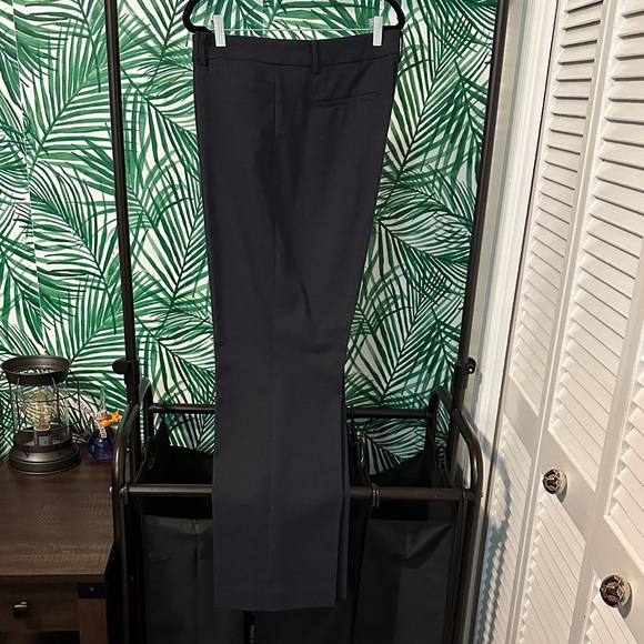 LOFT Women's Navy Trousers In Houndstooth - Picture 1 of 6